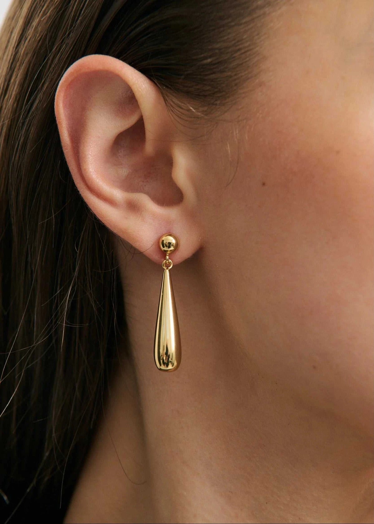 Anna Rossi Drop Earring Gold