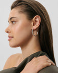 Anna Rossi Everyday Hoop Light Silver