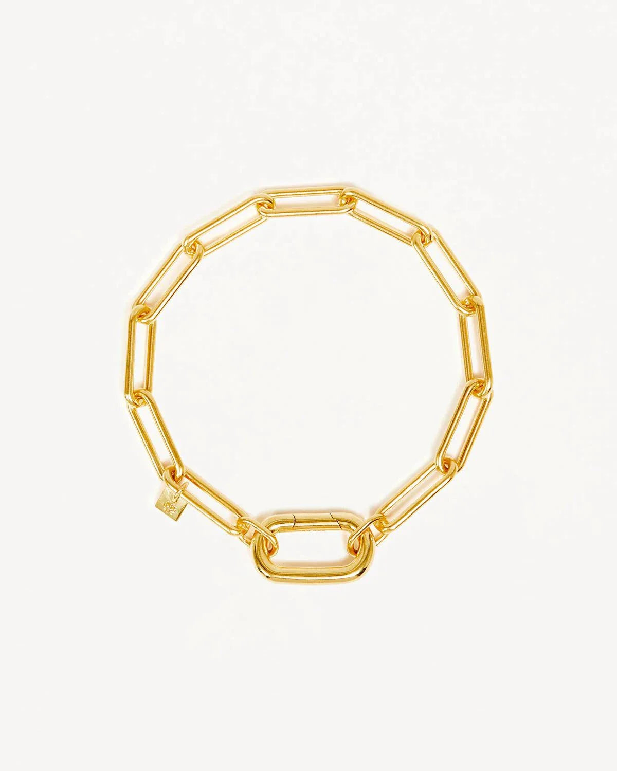By Charlotte With Love Annex Link Bracelet 18cm 18k Gold Vermeil