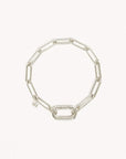 By Charlotte With Love Annex Link Bracelet 17cm Sterling Silver