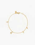 By Charlotte Live in Peace Bracelet Gold Vermeil