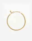 By Charlotte Herringbone Chain Bracelet 18k Gold Vermeil