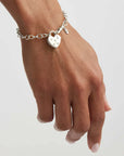 By Charlotte Sterling Silver Love Unlocked Padlock Bracelet