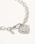 By Charlotte Sterling Silver Love Unlocked Padlock Bracelet