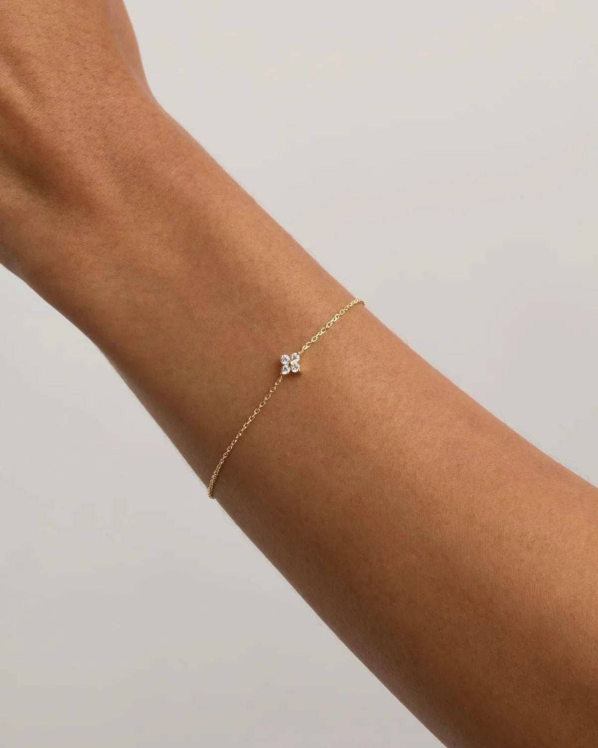 By Charlotte Crystal Bloom Bracelet 18kt Gold Vermeil