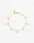 By Charlotte No Rain No Flowers Bracelet 18k Gold Vermeil