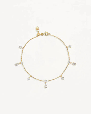 By Charlotte No Rain No Flowers Bracelet 18k Gold Vermeil