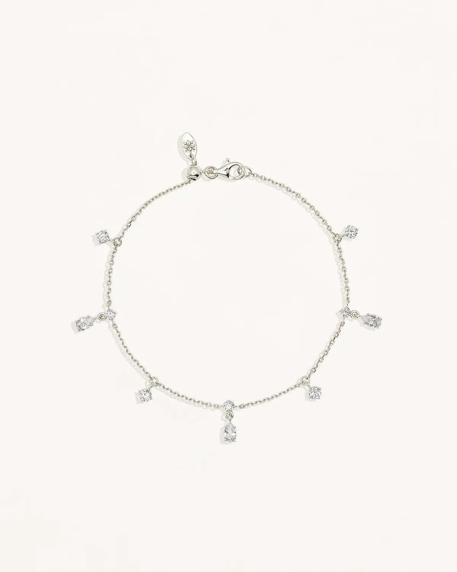 By Charlotte No Rain No Flowers Bracelet Sterling Silver