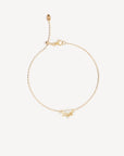 By Charlotte Lotus Rain Bracelet 18k Gold Vermeil