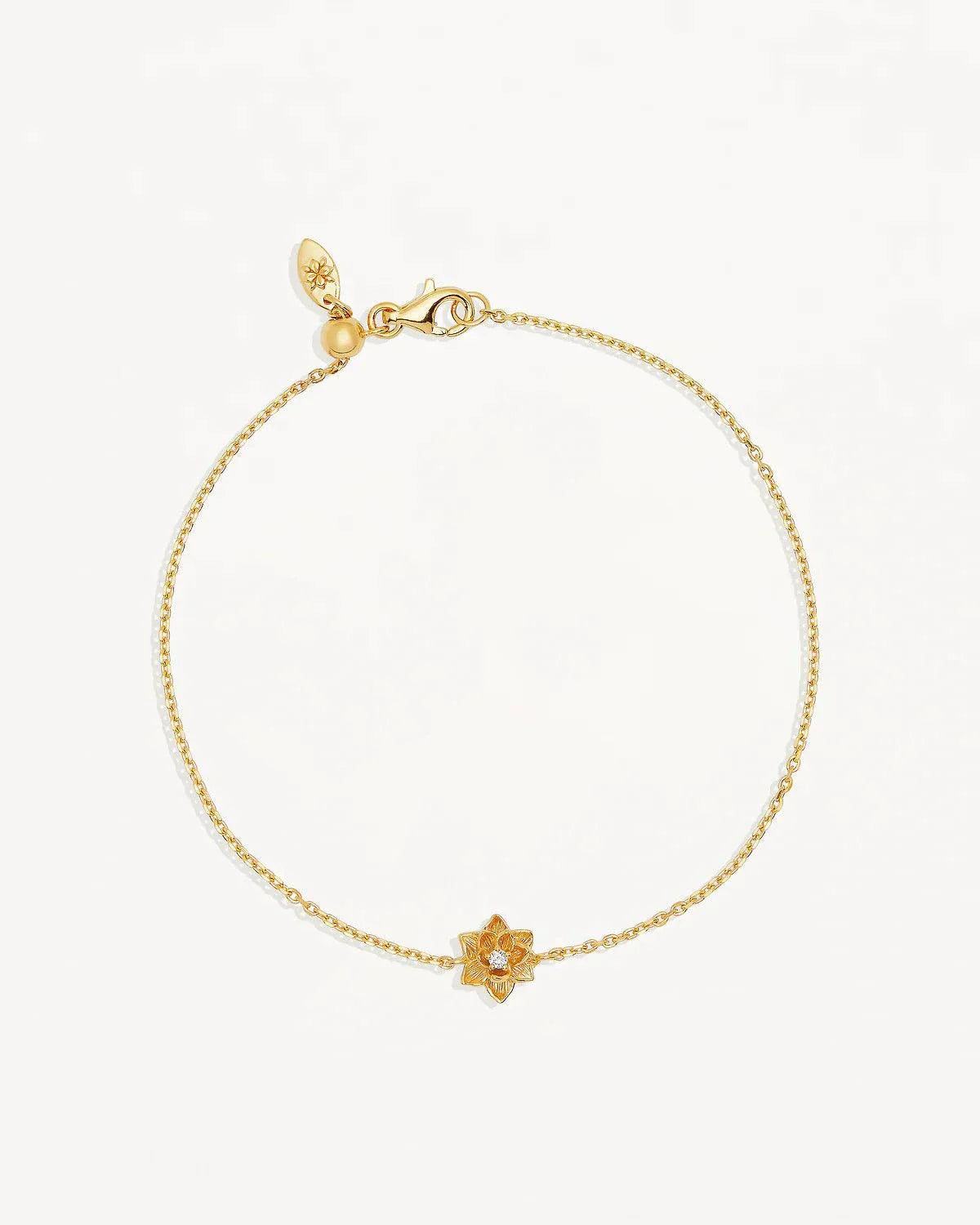 By Charlotte Bloom Within Lotus Bracelet 18kt Gold Vermeil