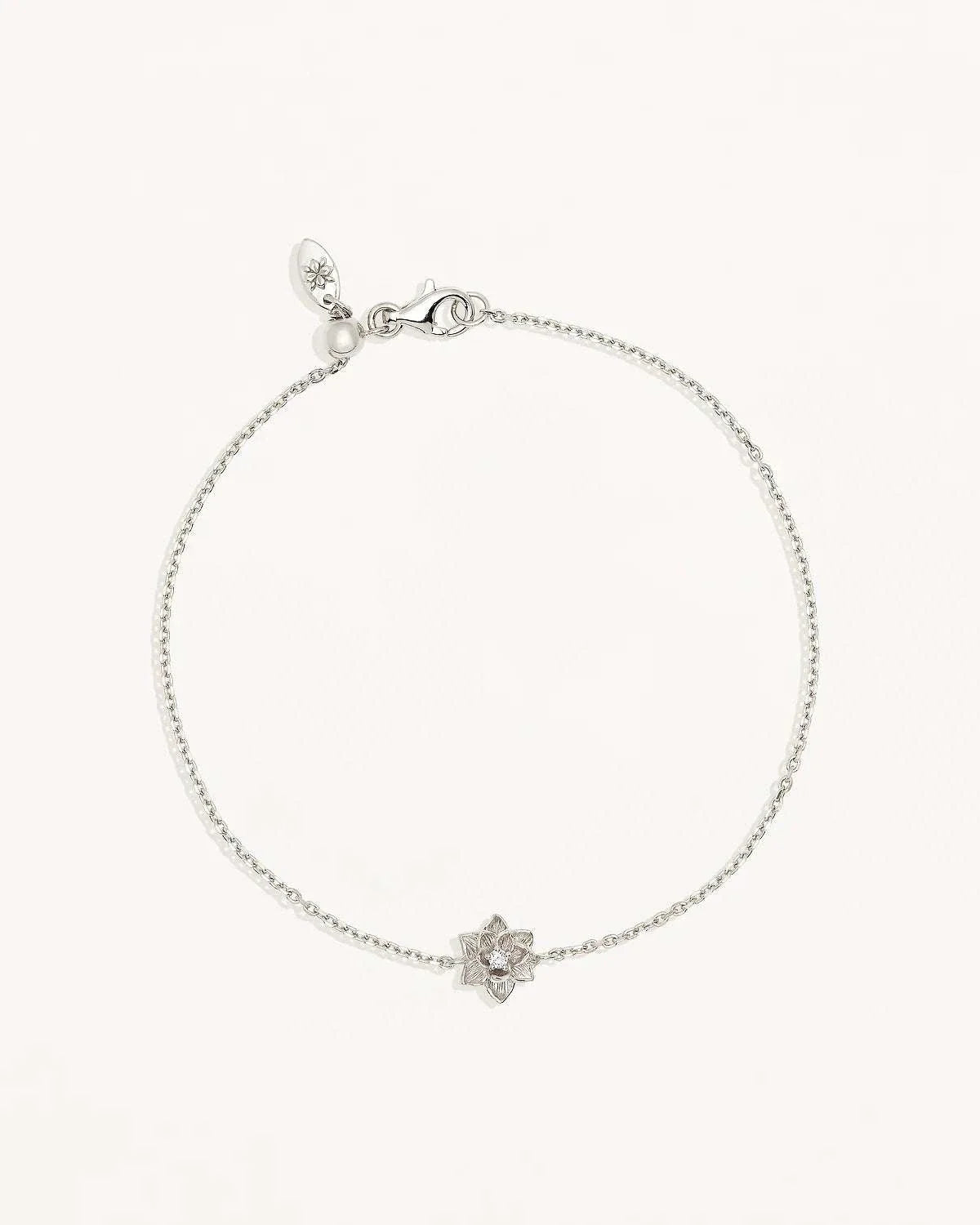 By Charlotte Bloom Within Lotus Bracelet Sterling Silver