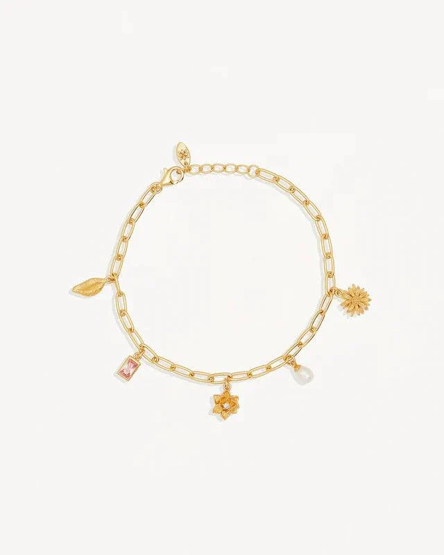 By Charlotte Bloom With Grace Bracelet 18k Gold Vermeil