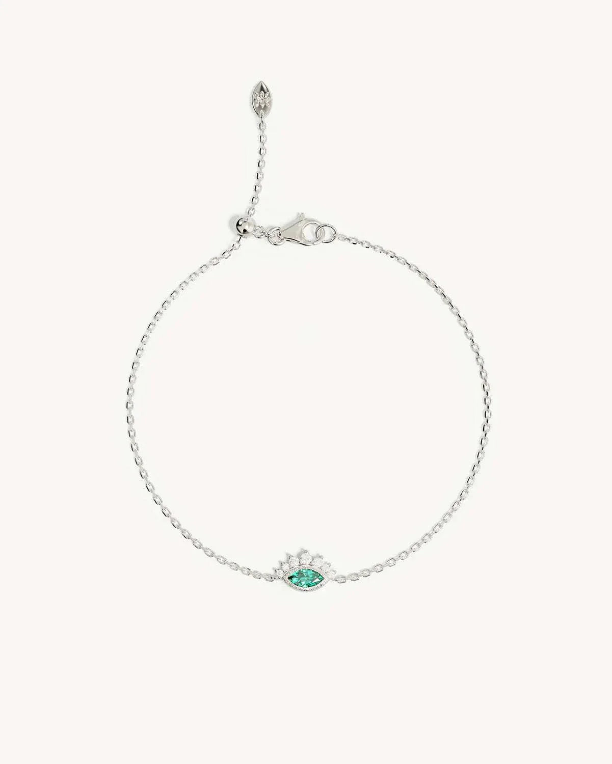 By Charlotte Hope and Protection Bracelet Sterling Silver 19cm