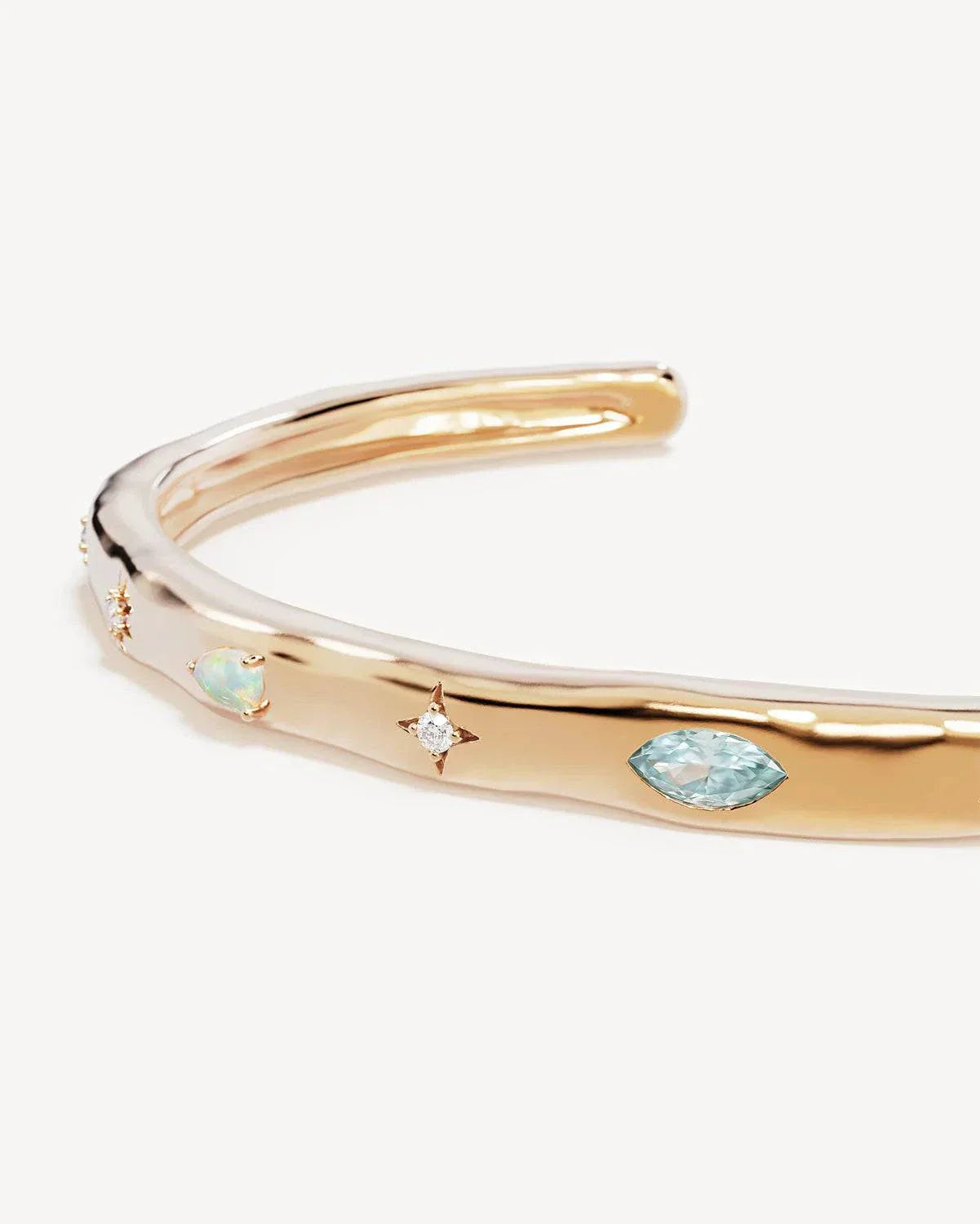 By Charlotte Hope and Protection Cuff Gold Vermeil 