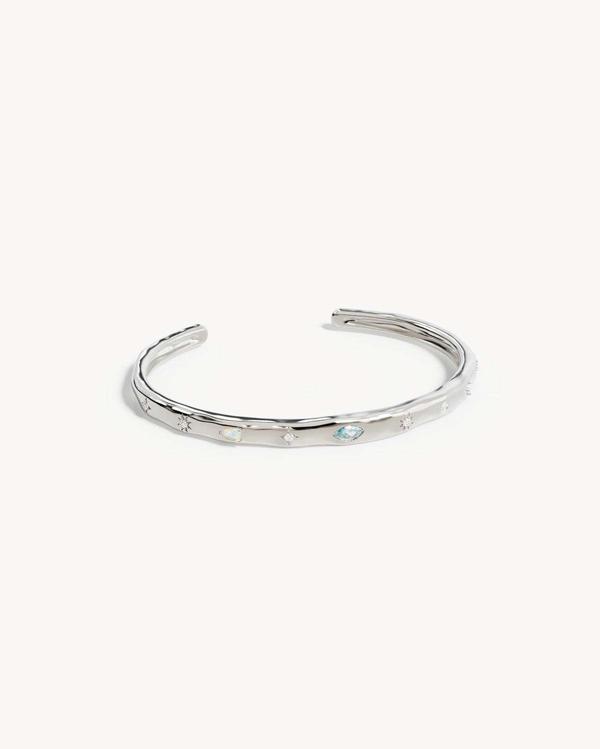 By Charlotte Hope and Protection Cuff Sterling Silver
