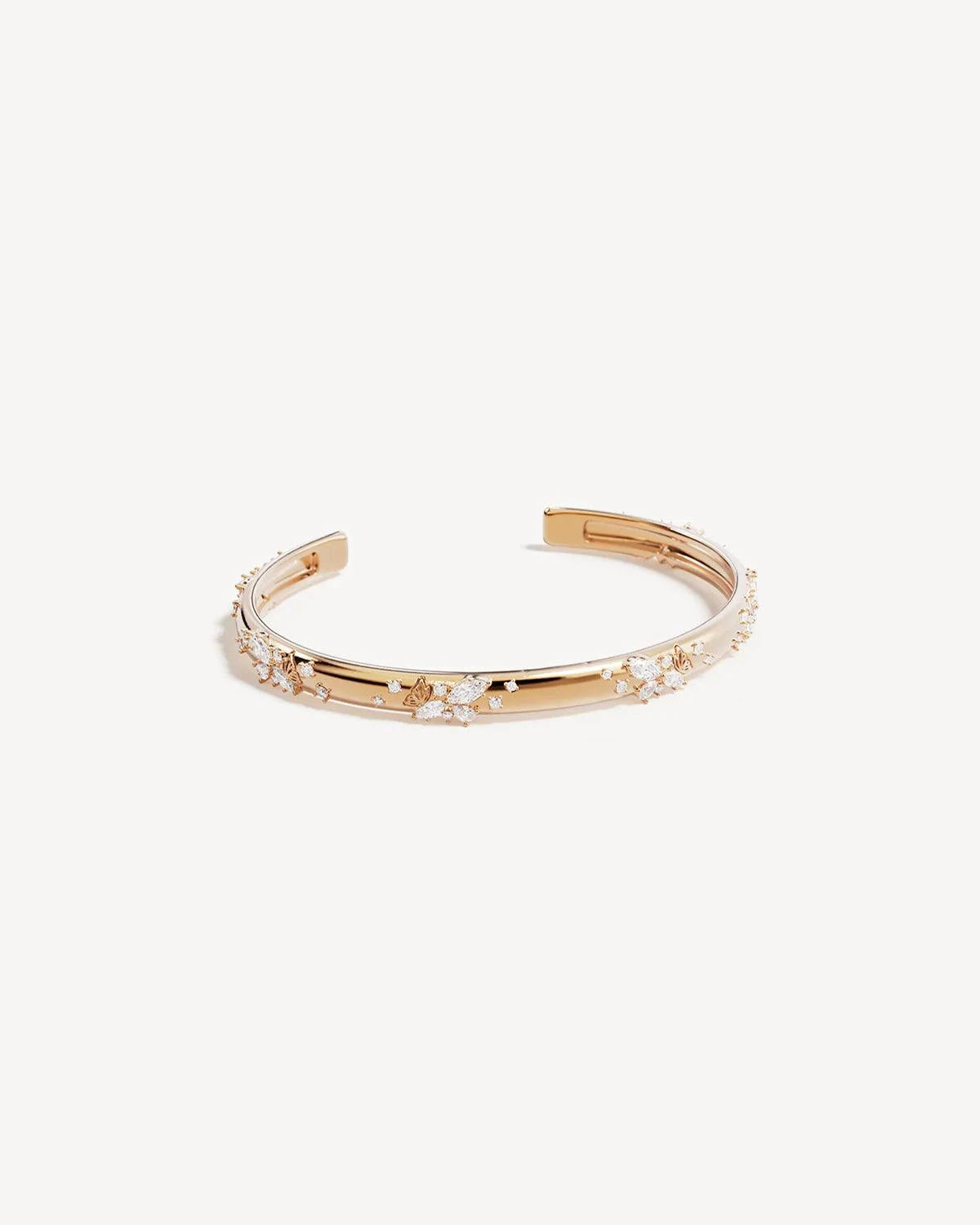 By Charlotte With Wings I Fly Cuff 18k Gold Vermeil
