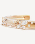 By Charlotte With Wings I Fly Cuff 18k Gold Vermeil