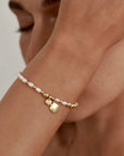 By Charlotte Love Unbound Pearl Bracelet 18k Gold Vermeil