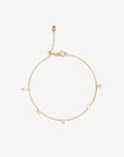 By Charlotte Moonlit Bloom Pearl Bracelet 18k Gold Vermeil
