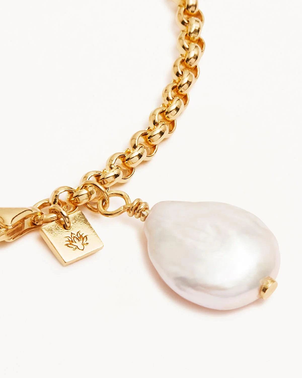 Charlotte Gold Embrace Stillness Pearl Bracelet