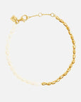 By Charlotte By Your Side Pearl Bracelet Gold 