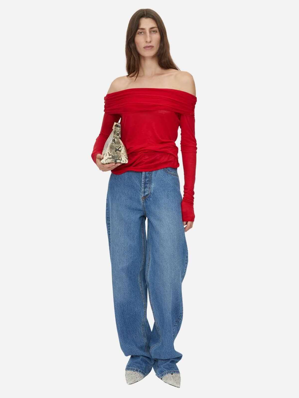 Camilla and Marc Majorie Top Ruby Red 