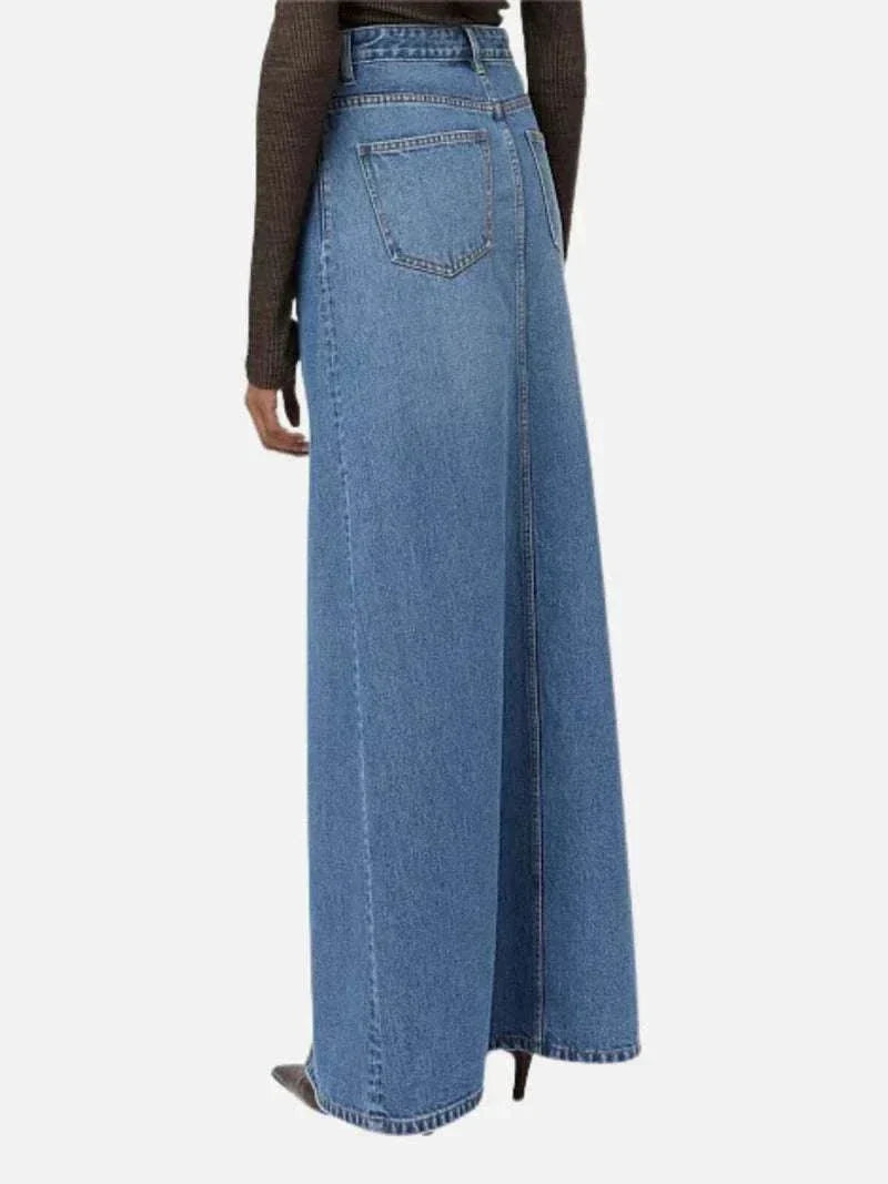 Camilla and Marc Stevie Denim Maxi Skirt Classic Blue