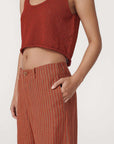 Rowie Carlotta Linen Wide Pants