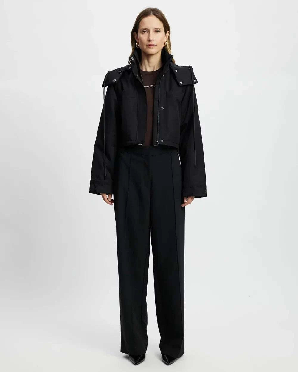 Camilla and Marc Cella Short Puffer Black
