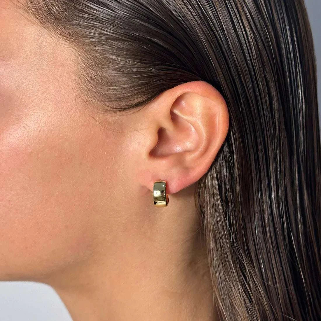 De Sur Chunky Hoops Gold