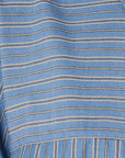 Rowie Cole Stripe Crop Shirt Lagoon