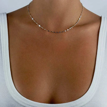 De Sur Drapped Necklace Silver