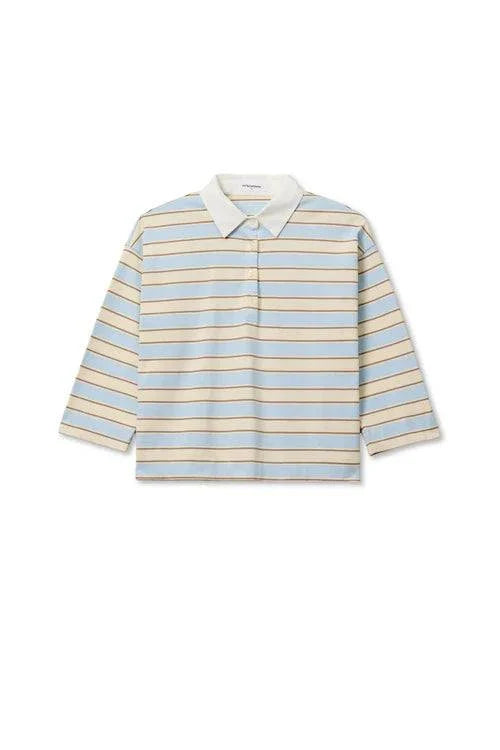 Perfectwhitetee Daria Cotton Rugby Sugar Pink Stripe