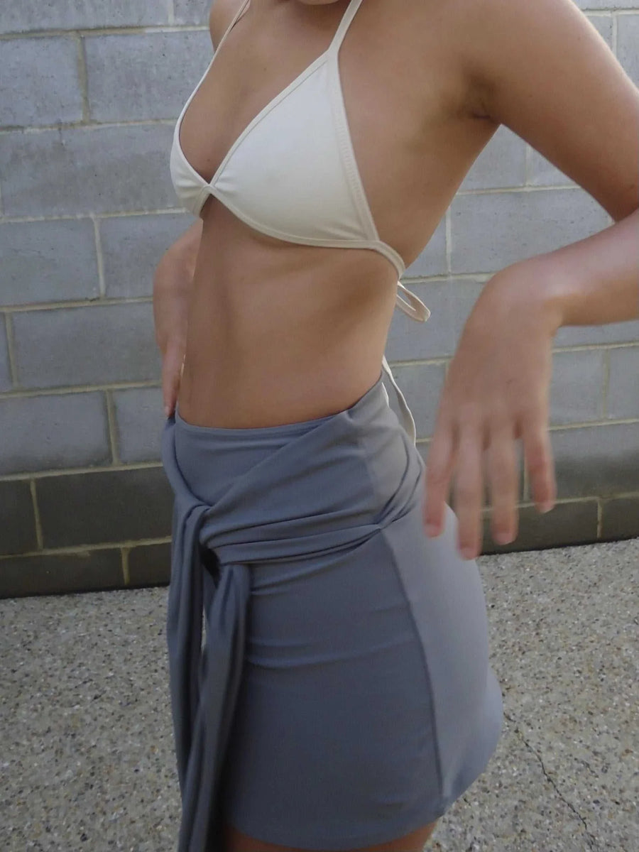 About Rose Dune Triangle Top Stripe