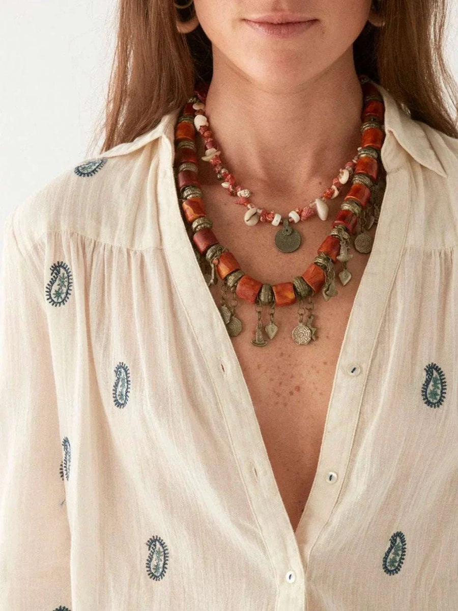 Maison Hotel Dylan Blouse Cachemira Ivory
