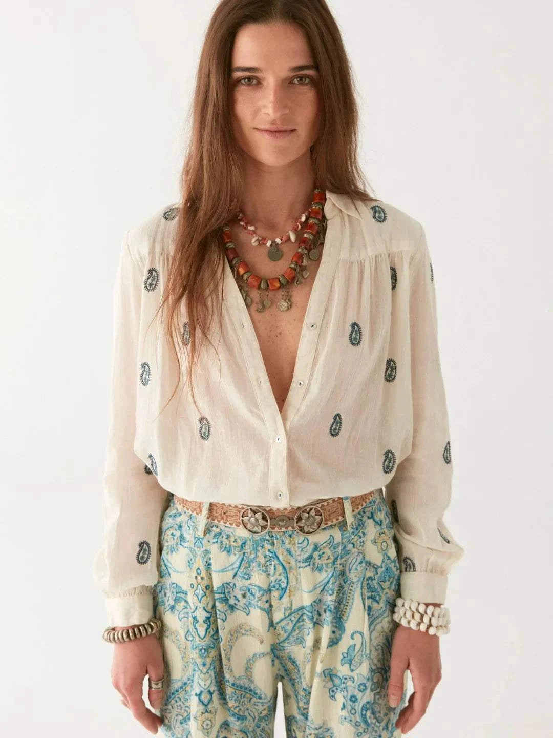 Maison Hotel Dylan Blouse Cachemira Ivory