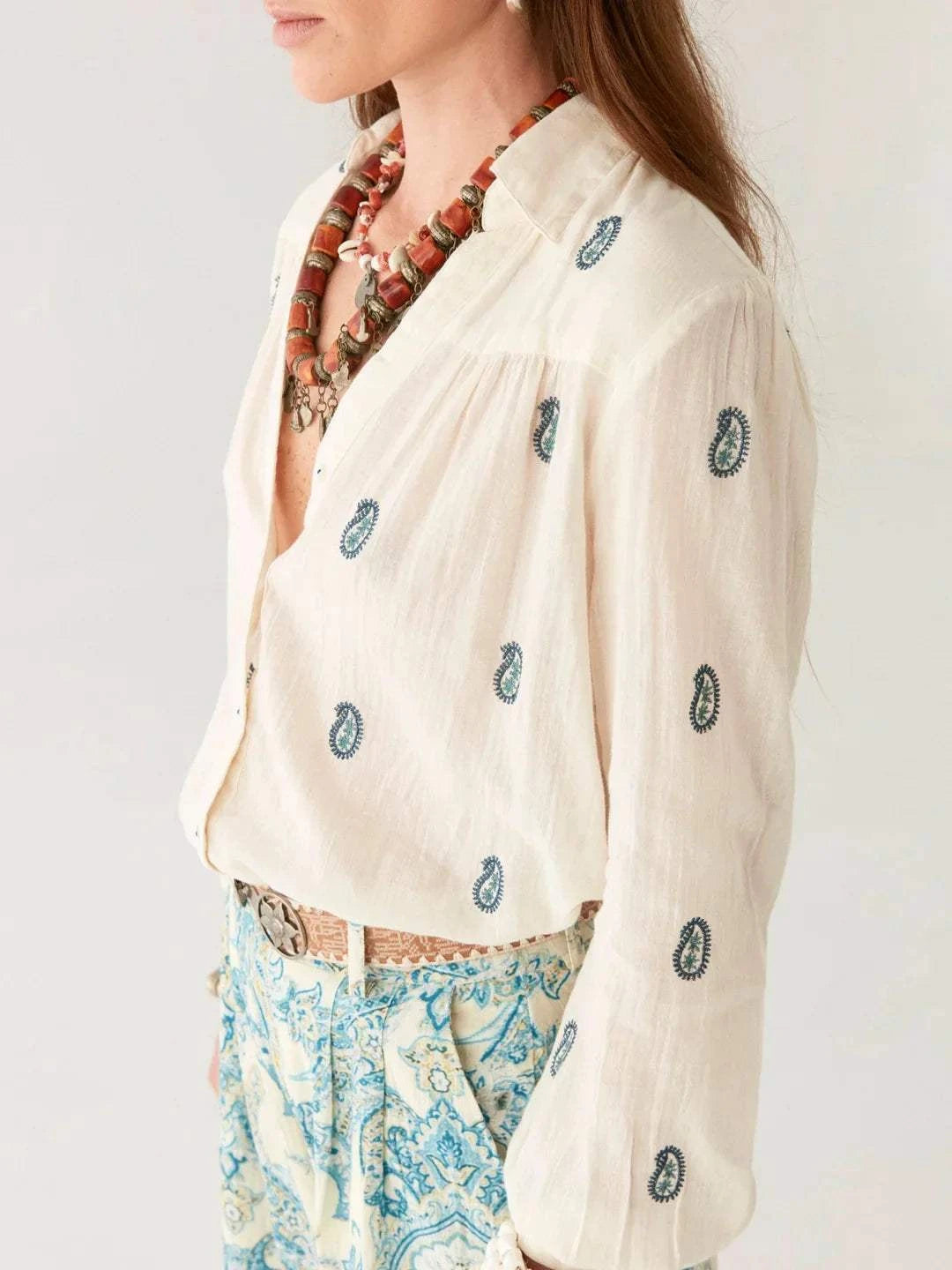 Maison Hotel Dylan Blouse Cachemira Ivory