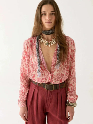 Maison Hotel Dylan Blouse Pink Martini