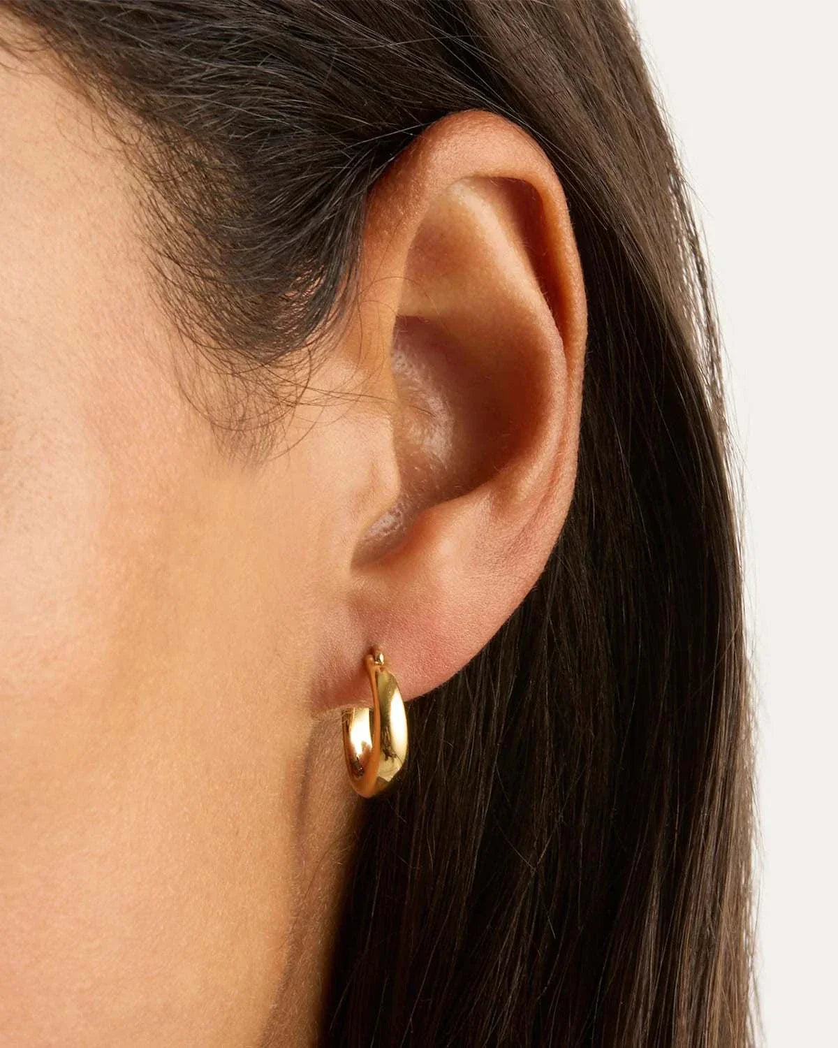 By Charlotte Infinite Horizon Small Hoops 18k Gold Vermeil