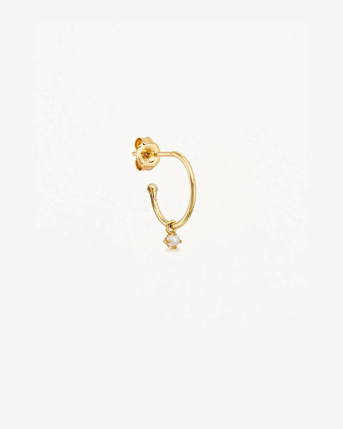 By Charlotte 14k Solid Gold Tranquility Hoop
