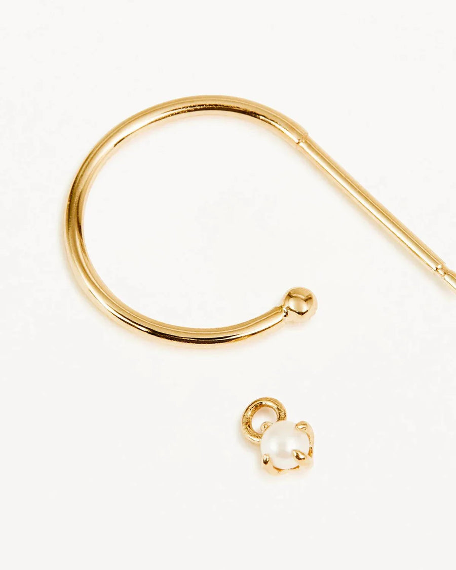 By Charlotte 14k Solid Gold Tranquility Hoop