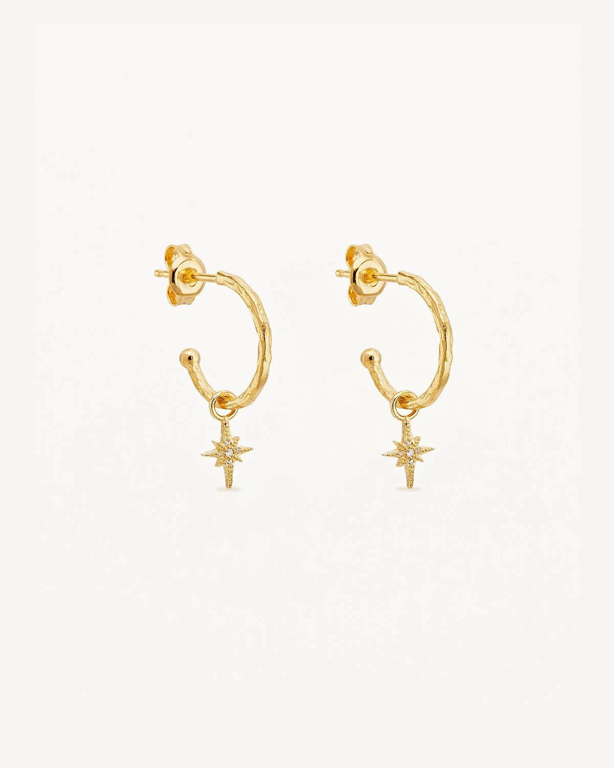 By Charlotte Starlight Hoops 18k Gold Vermeil