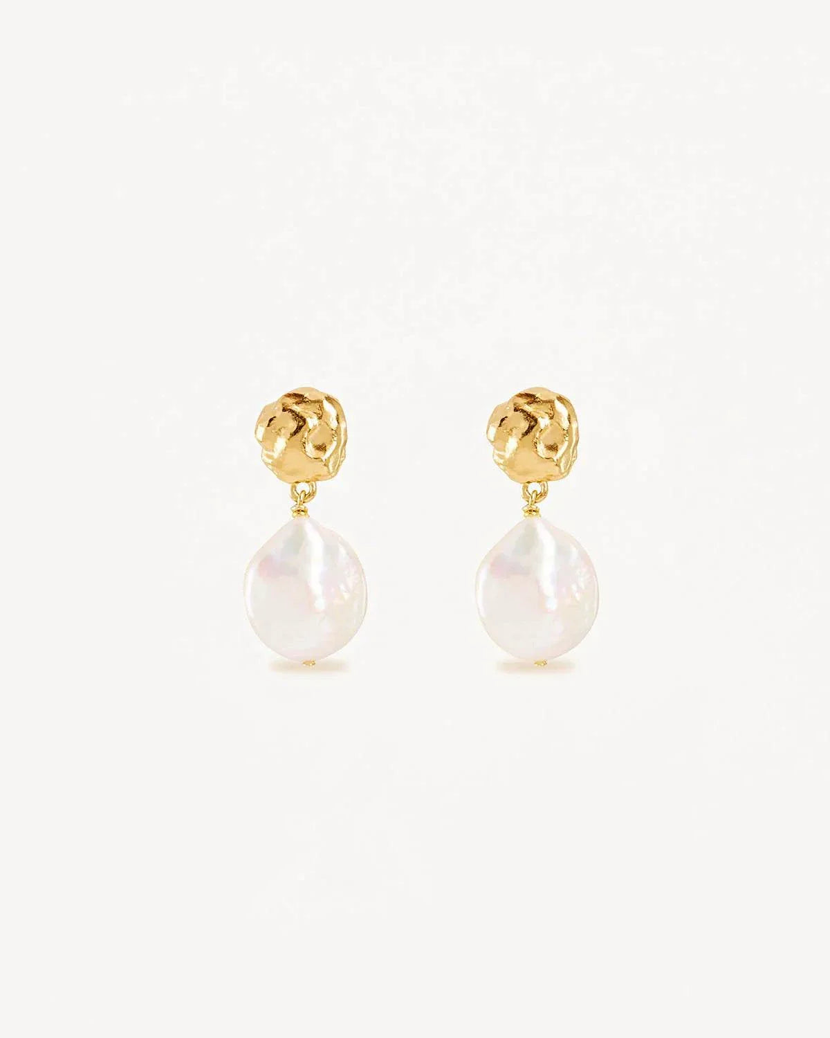 By Charlotte 18k Gold Vermeil Endless Grace Pearl Drop Earrings
