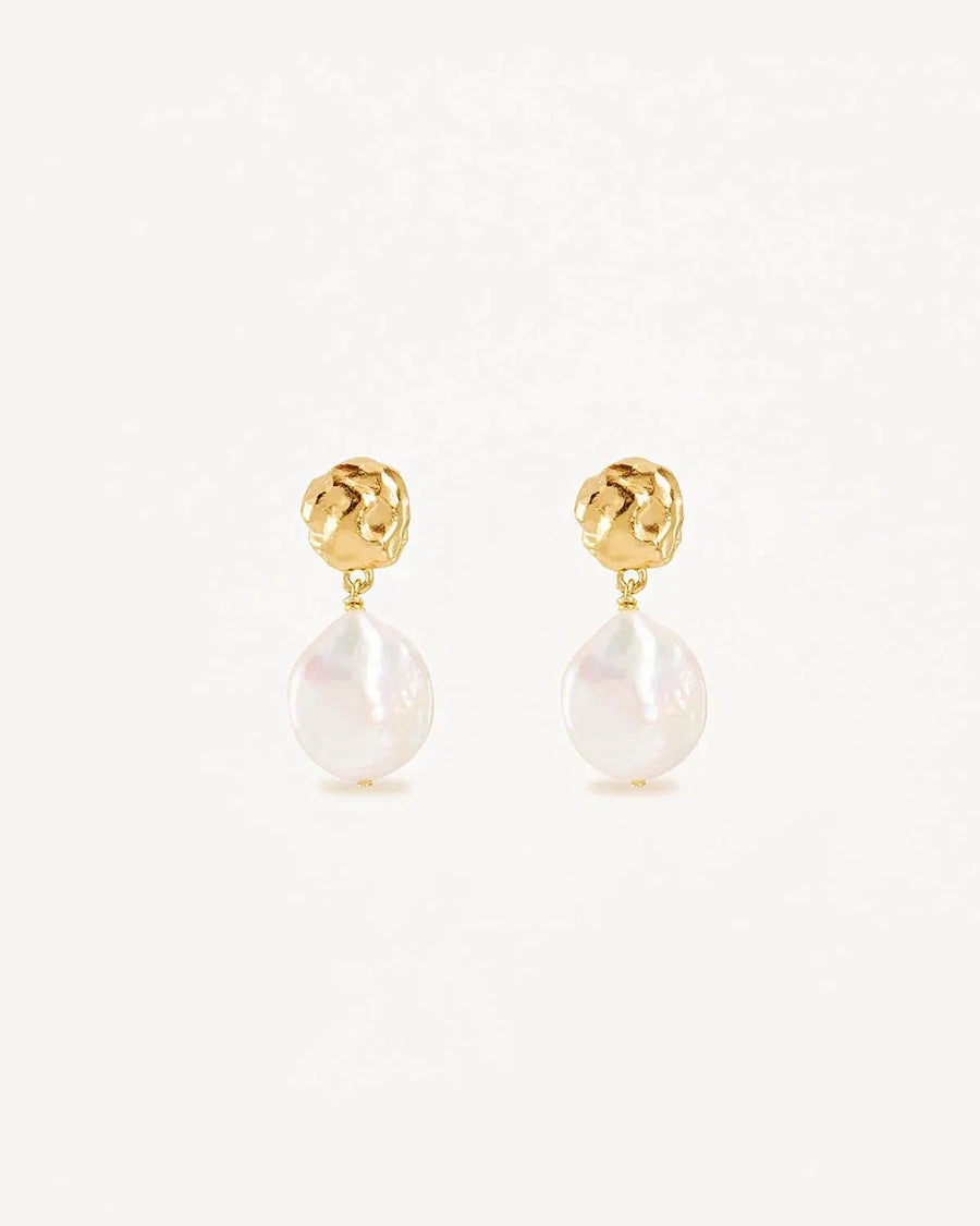 By Charlotte 18k Gold Vermeil Endless Grace Pearl Drop Earrings