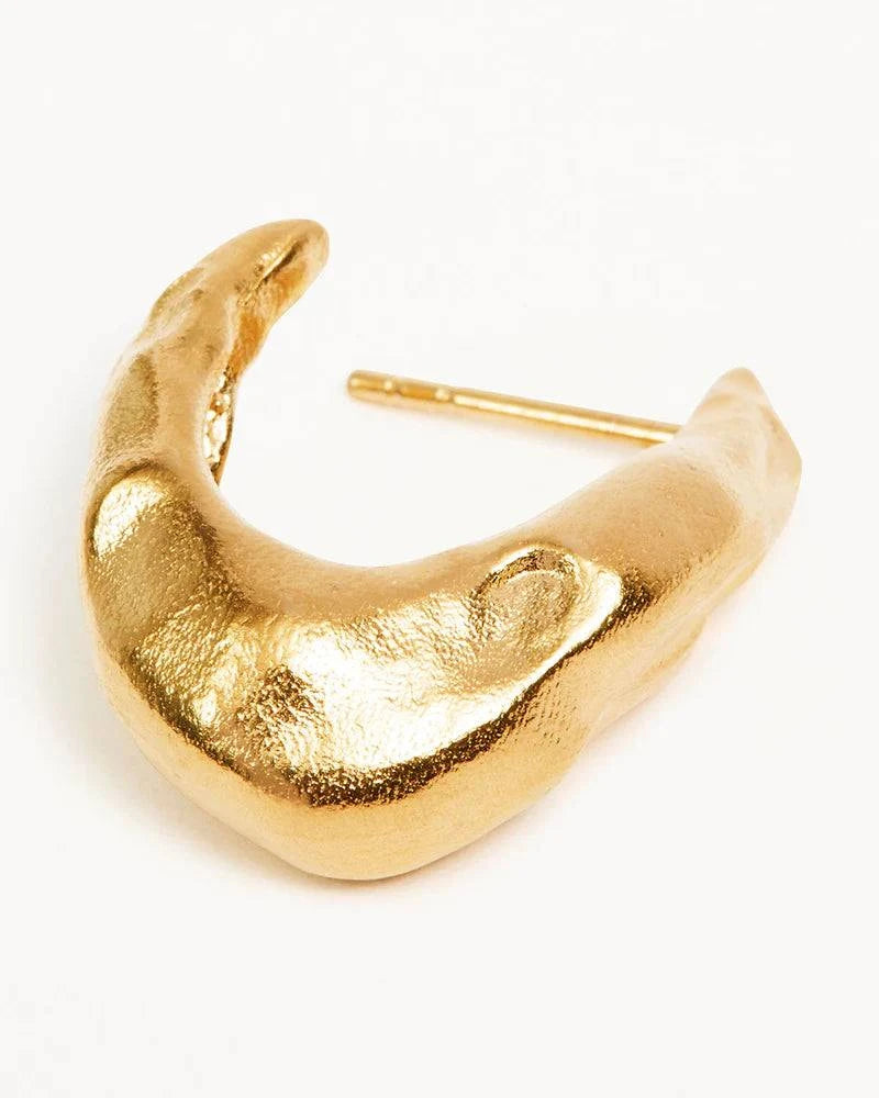 Charlotte 18k Gold Vermeil Wild Heart Hoops