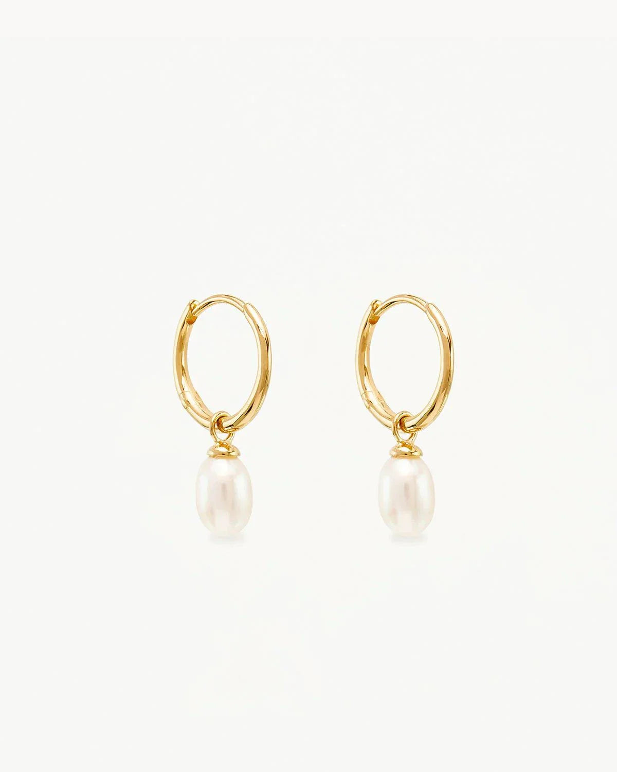 By Charlotte Live In Peace Hoop Eaarrings