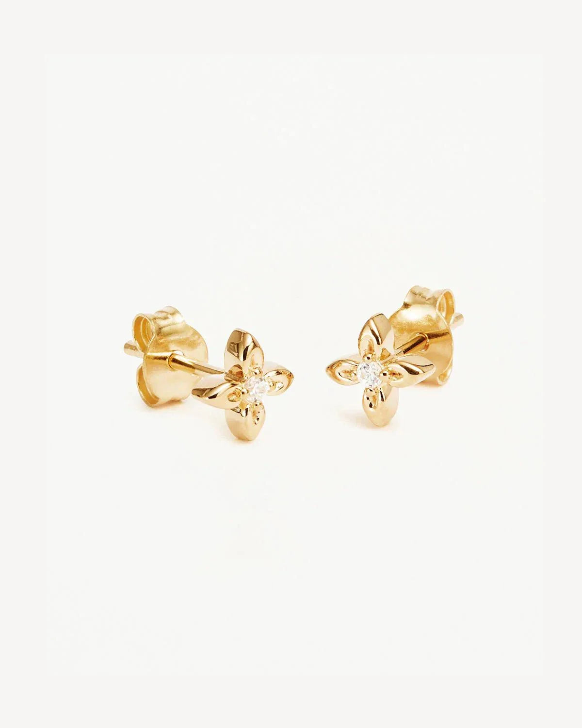 By Charlotte Live in Light Stud Earrings 18k Gold Vermeil