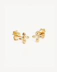 By Charlotte Live in Light Stud Earrings 18k Gold Vermeil