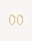 By Charlotte Lover Hoops 18kt Gold Vermeil
