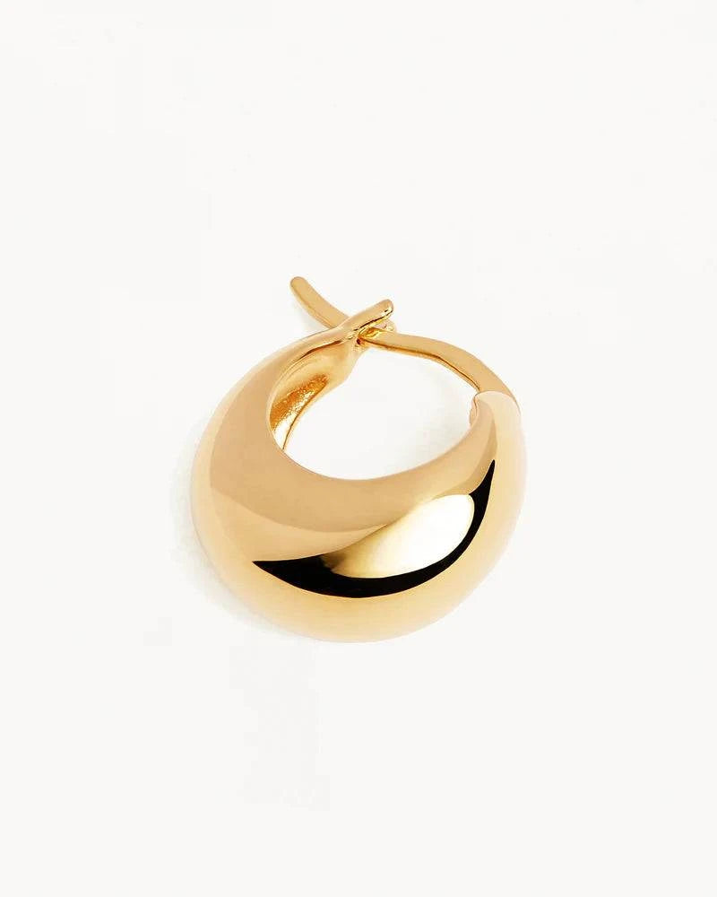 Charlotte 18k Gold Vermeil Sunkissed Small Hoops